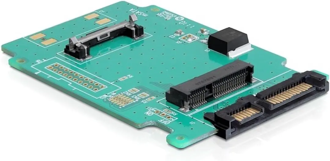 Delock SATA 22 Pin naar mSATA Converter