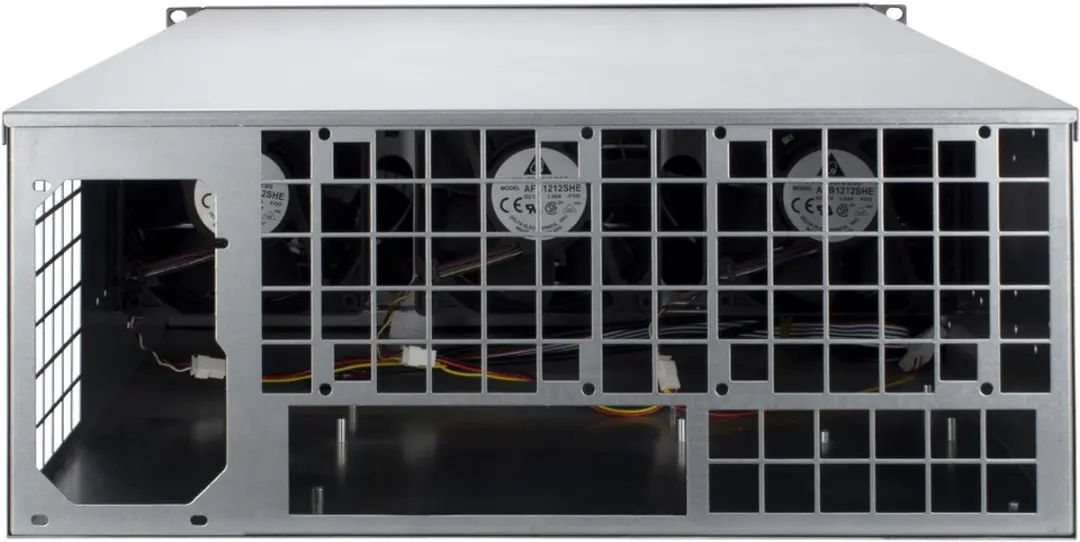 Inter-Tech 88887236 Rackbehuizing - 3 Ventilatoren - Zwart/Grijs