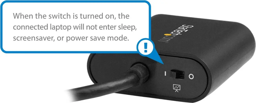 Startech CDP2VGASA USB-C naar VGA-adapter - Zwart