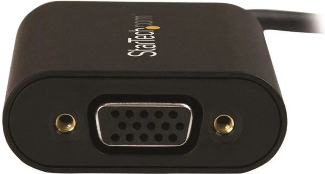 Startech CDP2VGASA USB-C naar VGA-adapter - Zwart