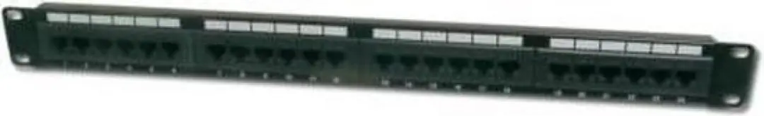 Onbekend DN-91624U Cat 6 Patchpaneel - 24 Poorten - Zwart