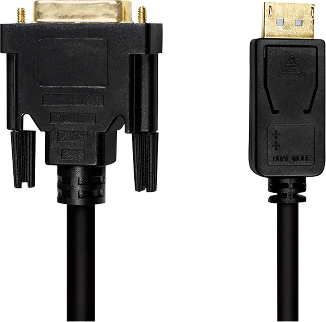 Logilink DisplayPort naar DVI Kabel 3.00m - Zwart