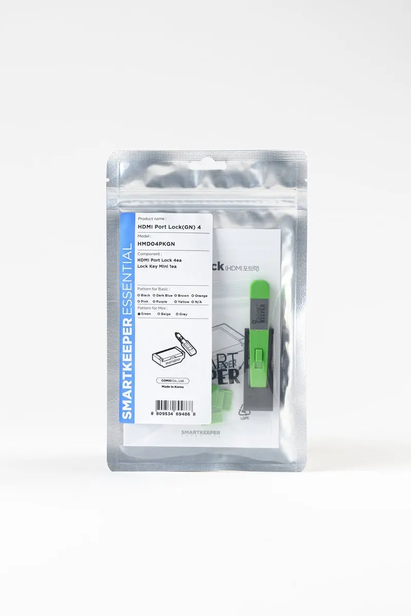 SmartKeeper HMD04PKGN HDMI Lockset - Groen