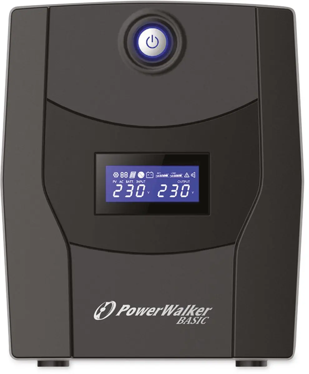Power Walker Line-Interactive UPS 1500VA - 4x Stopcontact - USB/RJ11-RJ45 - Zwart