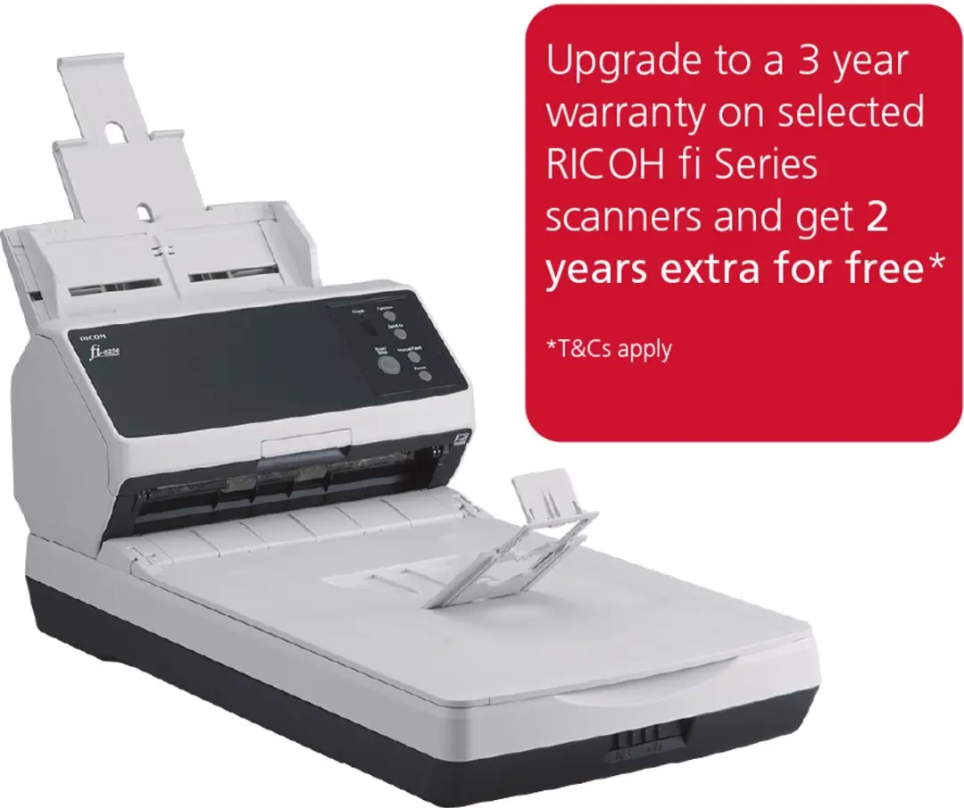 Fujitsu fi-8250 Documentenscanner A4 - 50 ppm - Zwart/Grijs