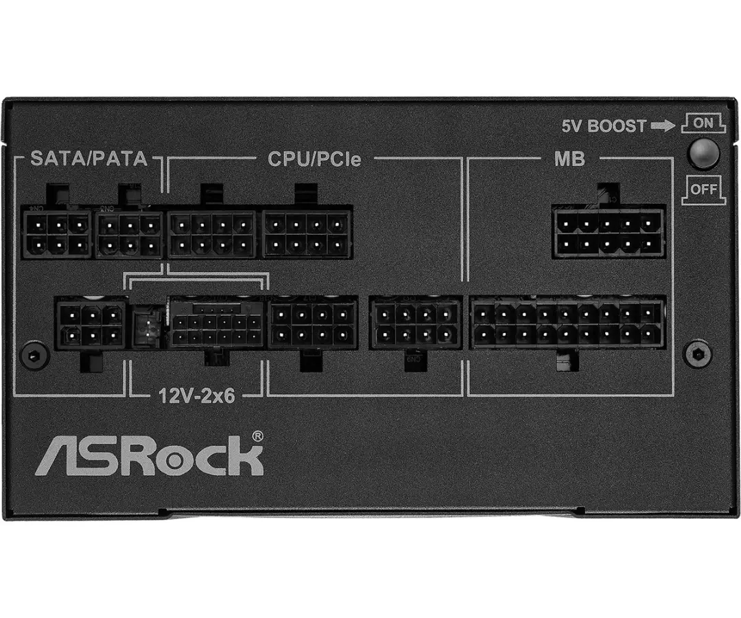 ASRock Phantom Gaming PG-750G Voeding 750W - Zwart