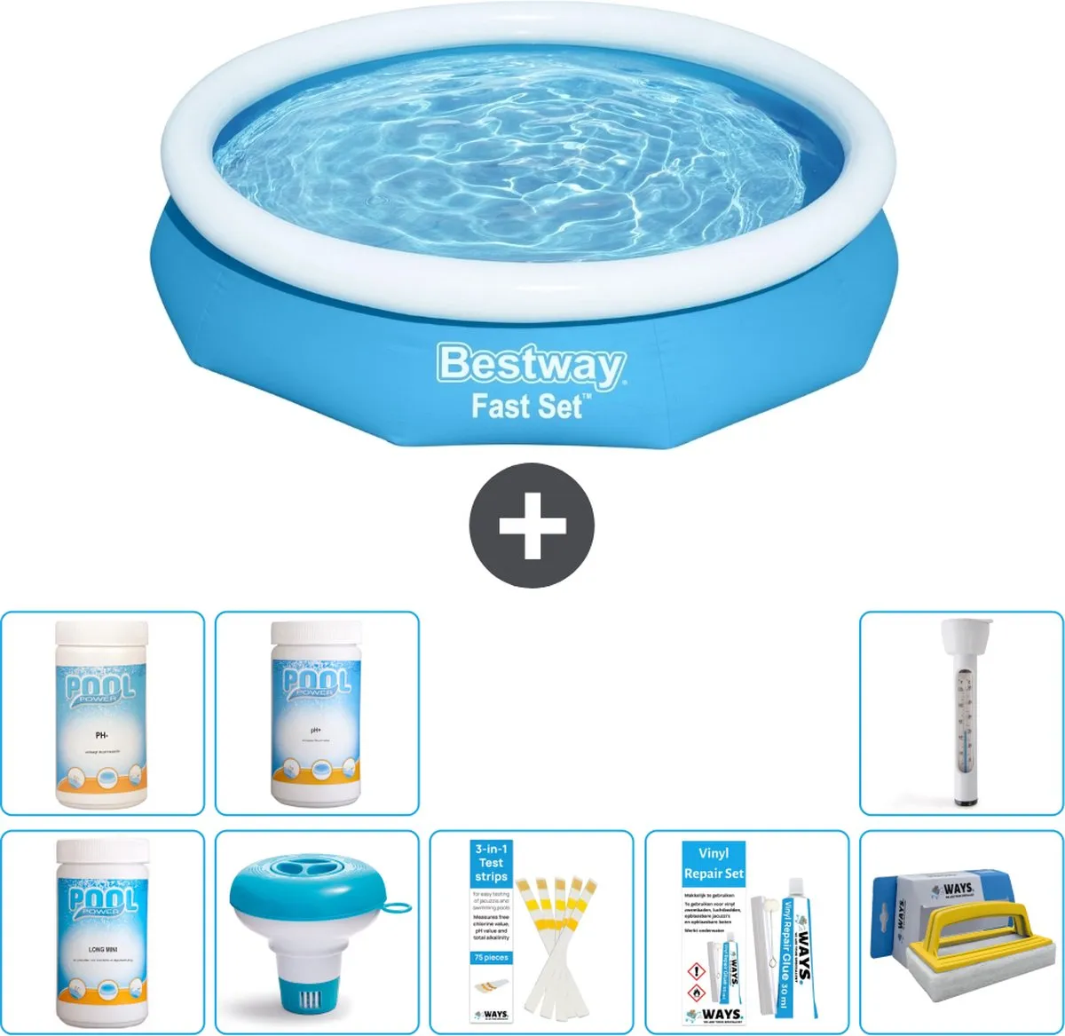 Bestway Fast Set Zwembad 305x66cm
