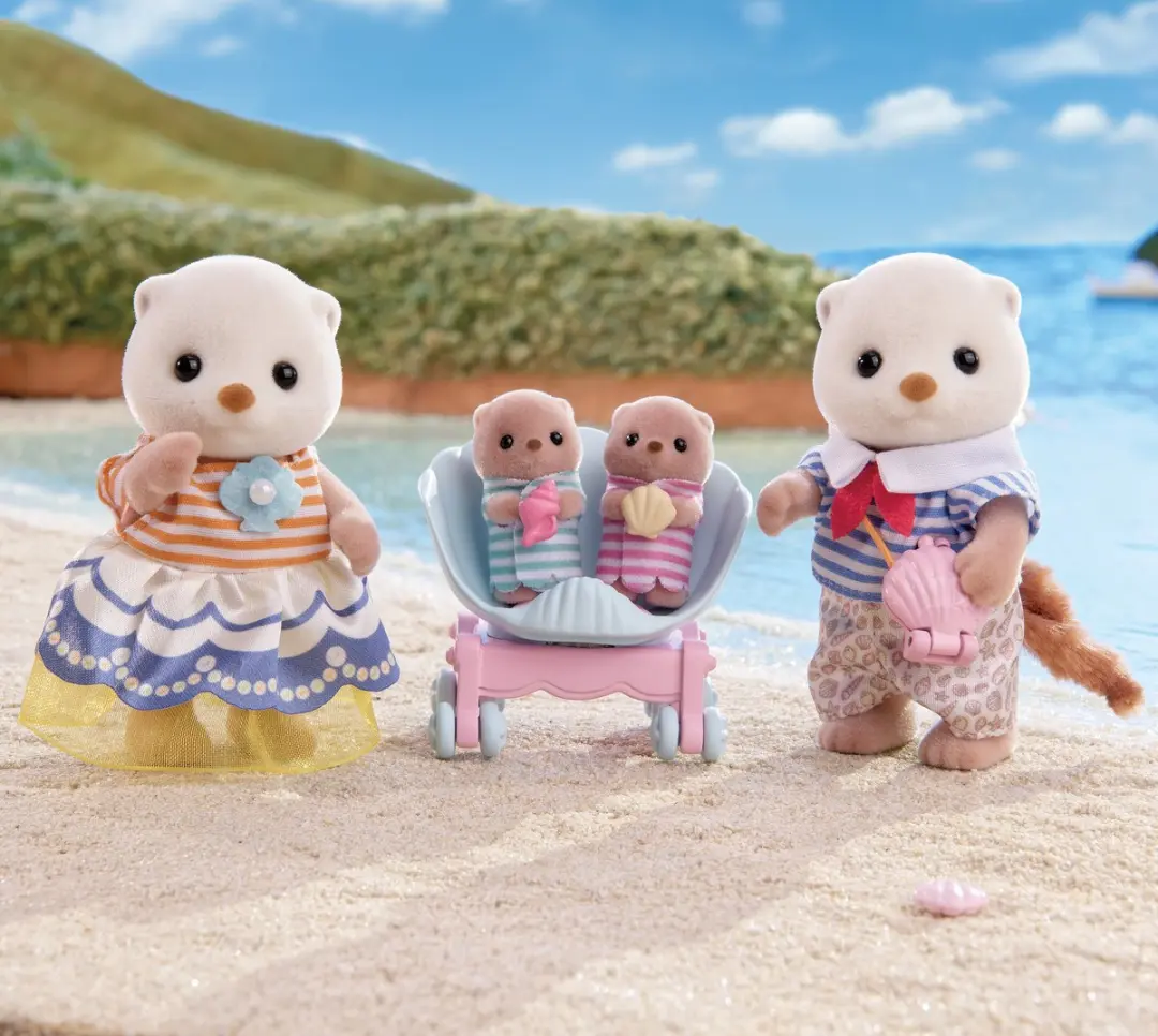 Sylvanian Families Familie Zeeotter 5803 - Multikleur