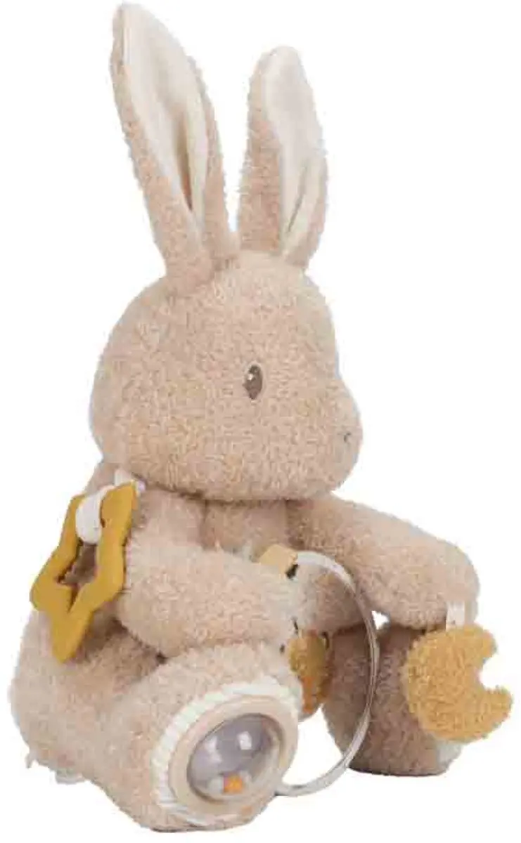 Little Dutch Activiteitenknuffel Baby Bunny - Bruin