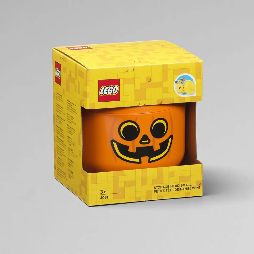 LEGO Iconic Opbergbox Pompoen 16cm - Oranje