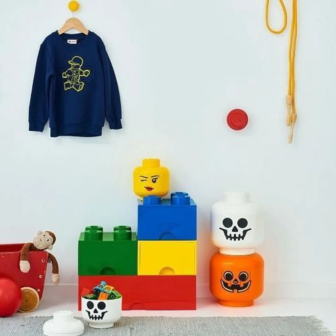LEGO Iconic Opbergbox Pompoen 16cm - Oranje