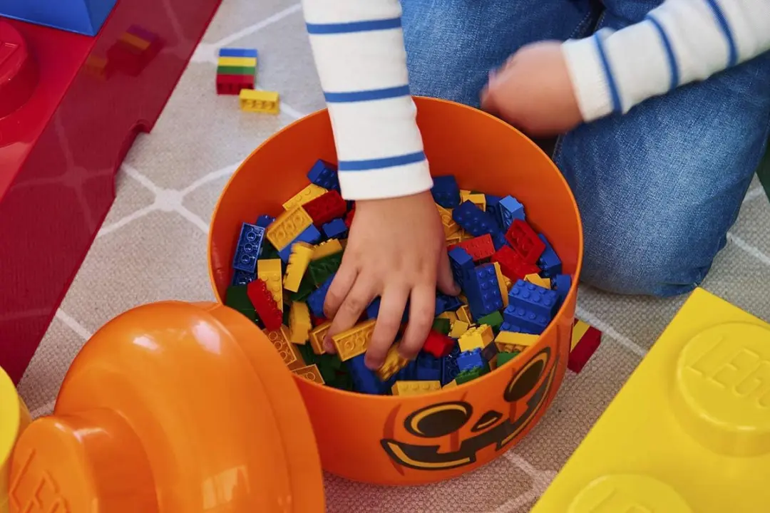 LEGO Iconic Opbergbox Pompoen 16cm - Oranje - afbeelding 6 van 6