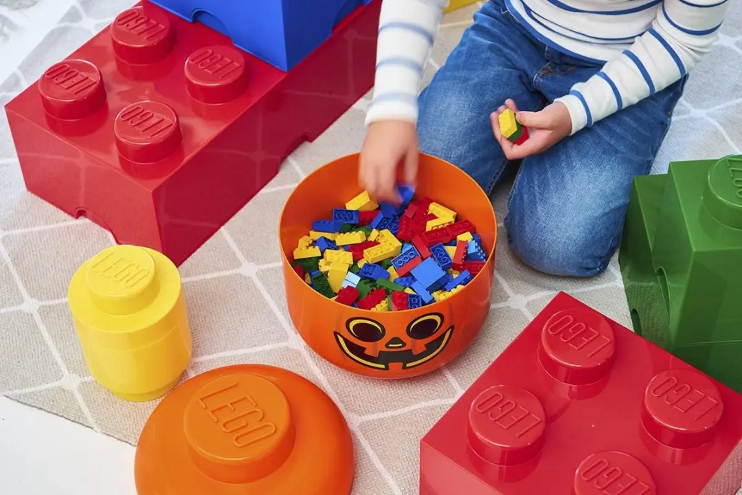 LEGO Iconic Opbergbox Pompoen 16cm - Oranje