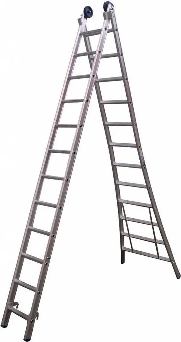 Maxall MR Uitgebogen Reformladder 2-delig - 2x10 Sporten