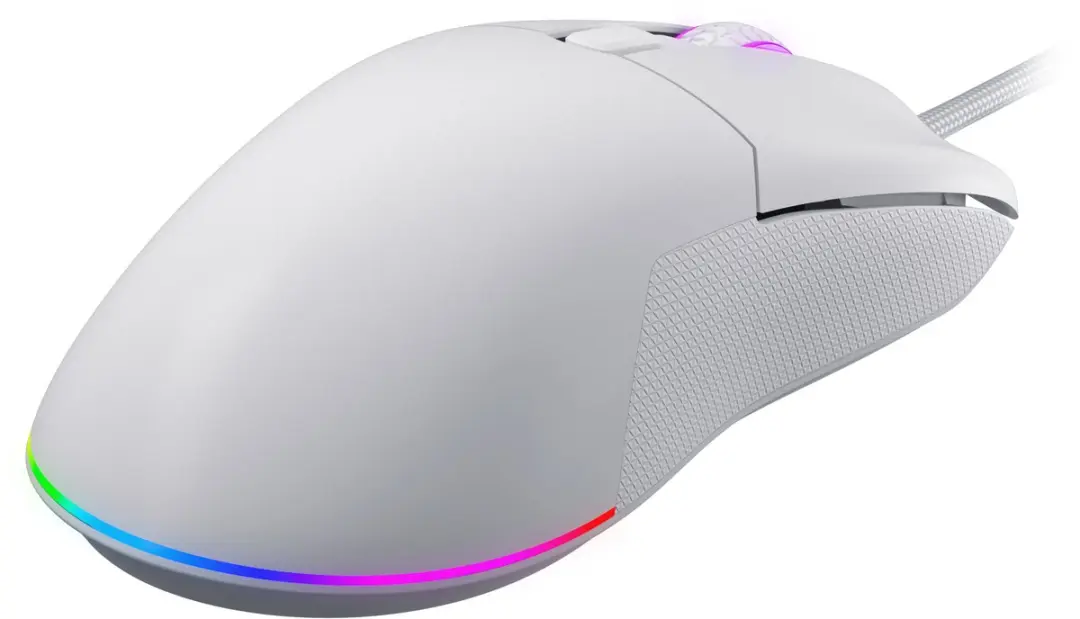Hator Pulsar 3 HTM611 Gaming Muis - Ambidextrous - 12.000 DPI - Wit