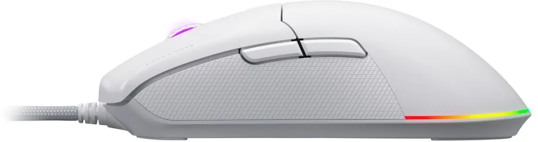 Hator Pulsar 3 HTM611 Gaming Muis - Ambidextrous - 12.000 DPI - Wit