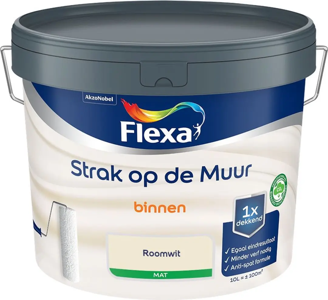 Flexa Strak Op De Muur Binnen Mat Mengverf 10L