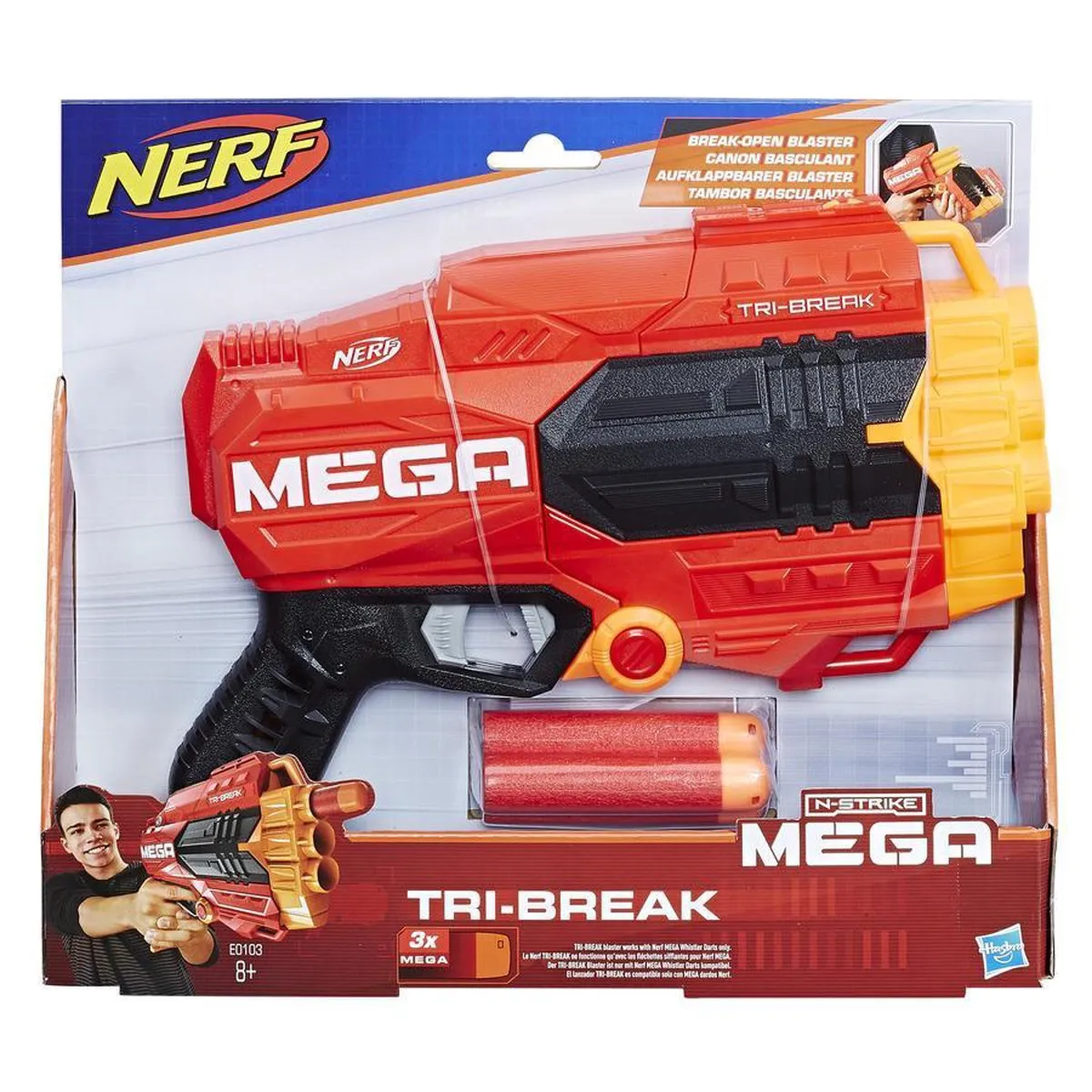 Nerf Mega Tri Break E0103 - Rood