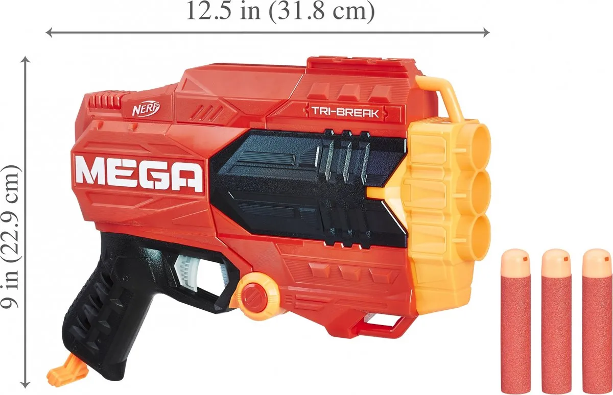 Nerf Mega Tri Break E0103 - Rood