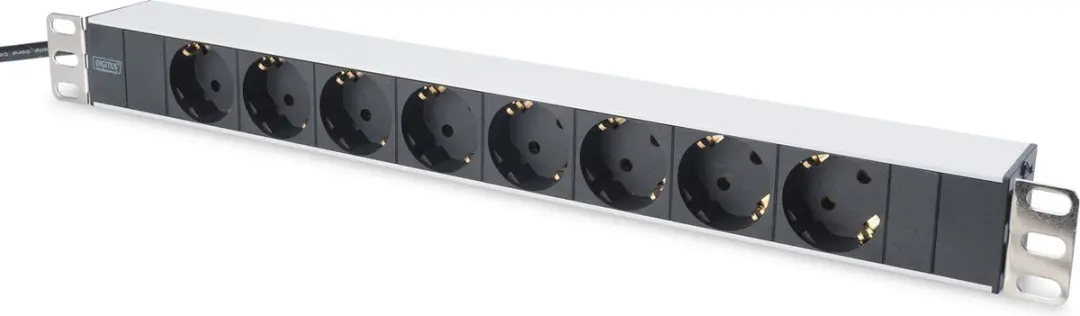 Digitus 8-vakken stekkerdoos 4000W - Zwart