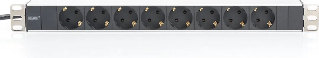 Digitus 8-vakken stekkerdoos 4000W - Zwart