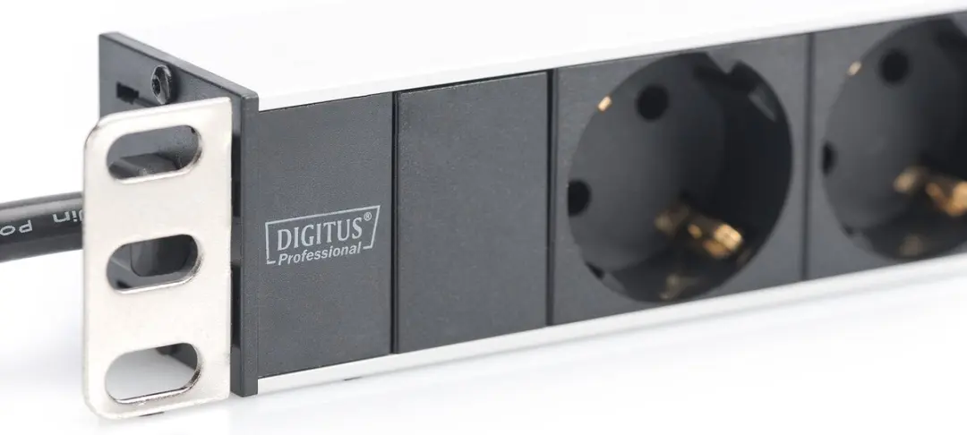 Digitus 8-vakken stekkerdoos 4000W - Zwart