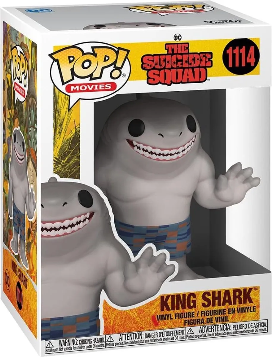Funko DC Comics POP! King Shark 56019 - Verzamelfiguur 9cm - Multicolours