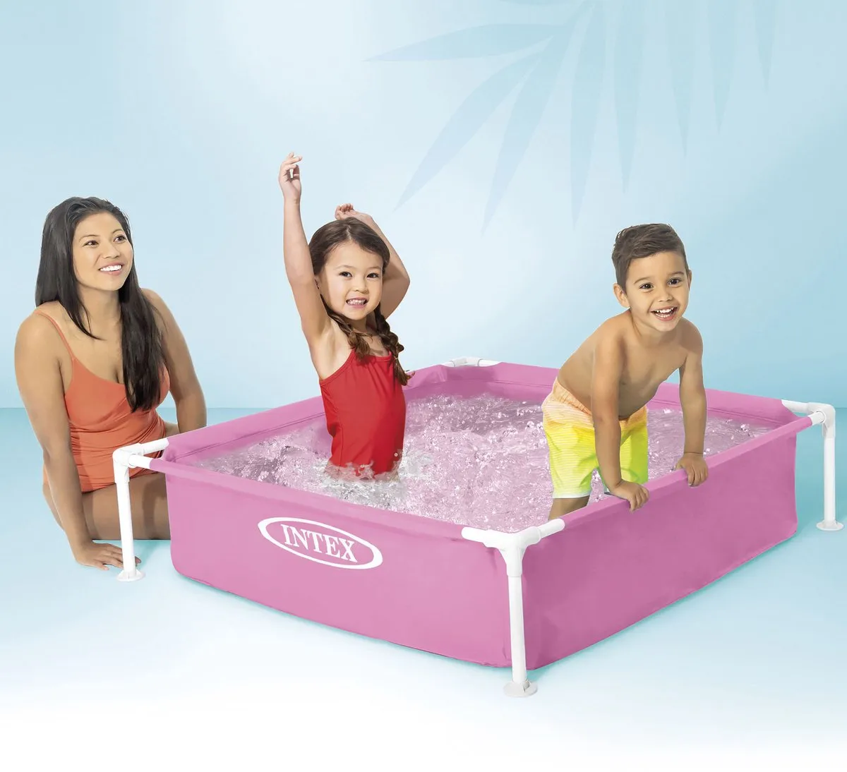 Intex Mini Frame Zwembad 122x122x30cm Roze