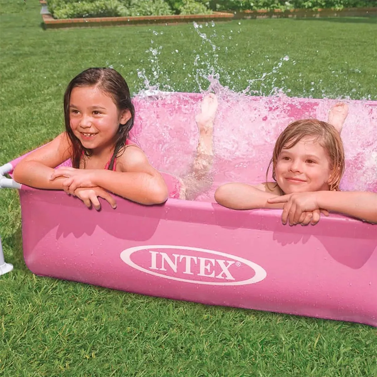 Intex Mini Frame Zwembad 122x122x30cm Roze