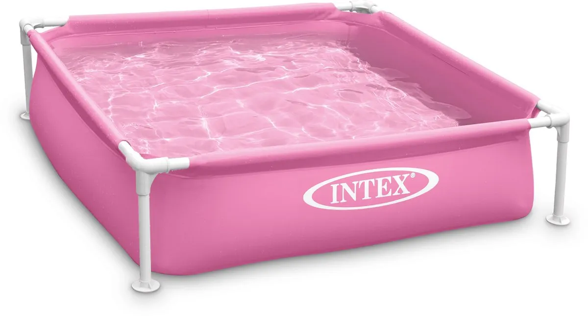 Intex Mini Frame Zwembad 122x122x30cm Roze