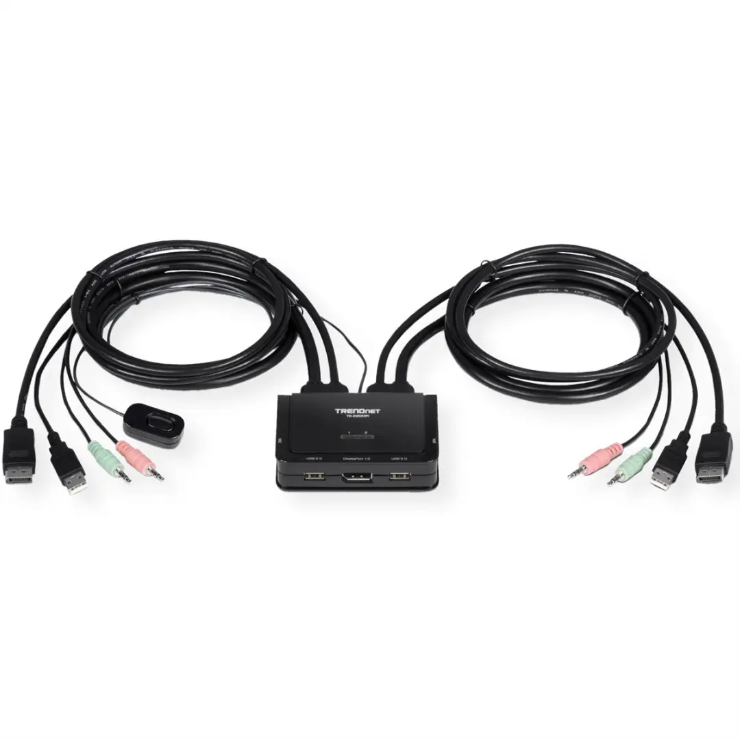Trendnet TK-220DPi KVM Switch 2-poorts 4K DisplayPort