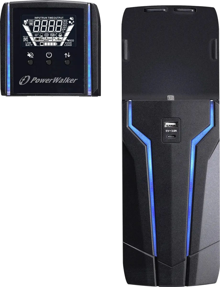 PowerWalker VI 1500 GXB Line-interactive UPS - 900W - 8 Stopcontacten - Zwart
