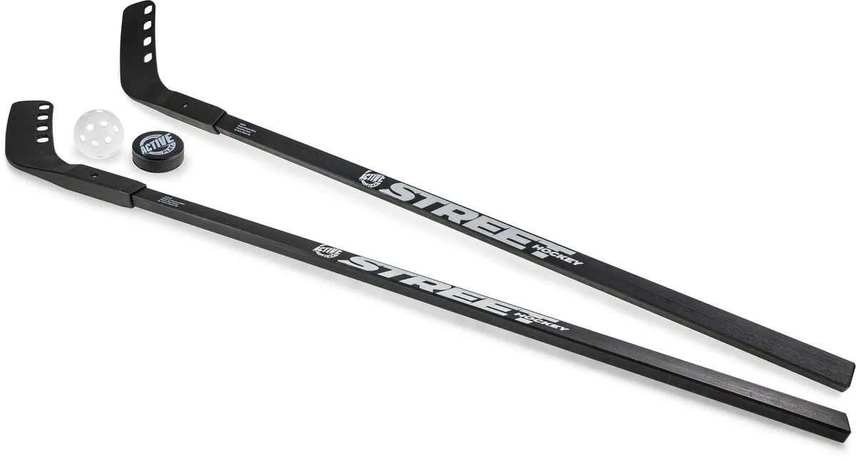 Tactic Street Hockeyset 58882 - 2 Sticks + Bal + Puck