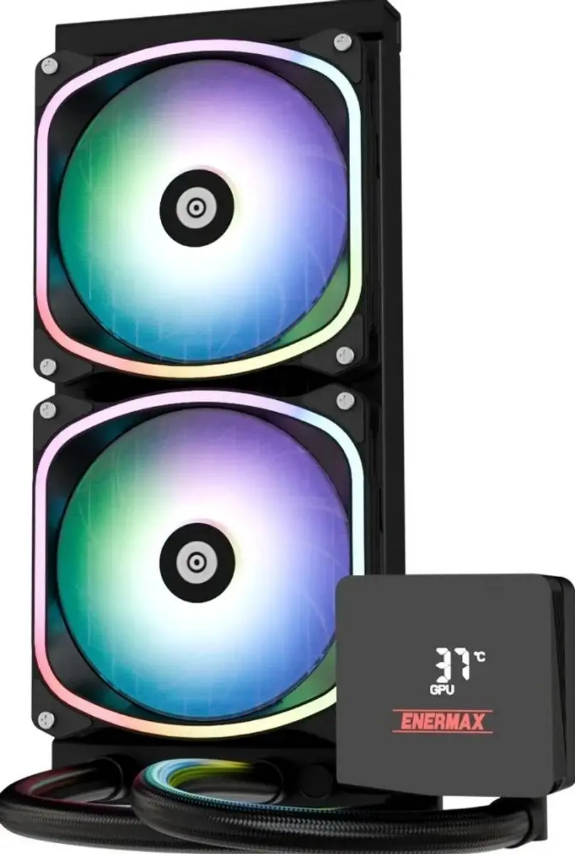 Enermax Aquafusion II ELC-AQFS240-SQA Koelblok - 240mm ARGB Zwart
