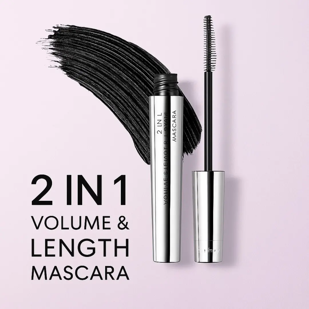 Malu Wilz 2in1 Volume & Length Mascara 8ml - Zwart