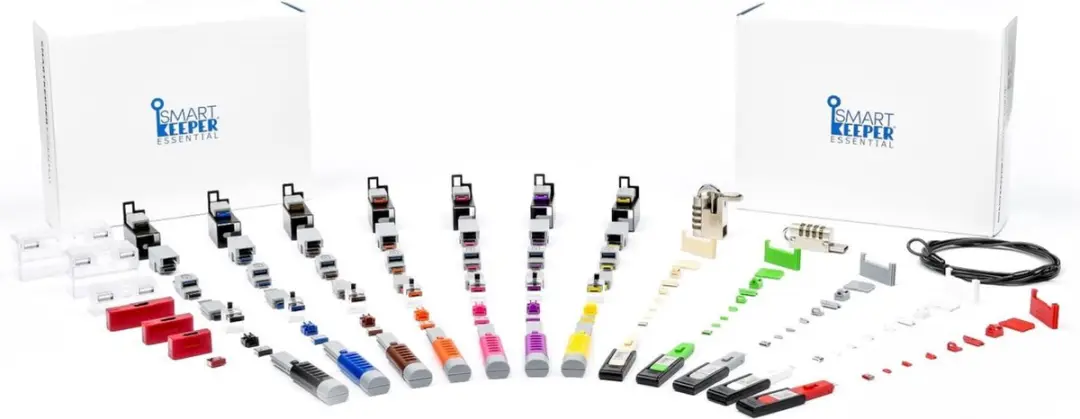 SmartKeeper LK03BK USB-A Kabelslot - Zwart