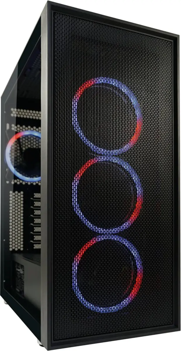 LC Power Black Wanderer X Midi Tower - Zwart