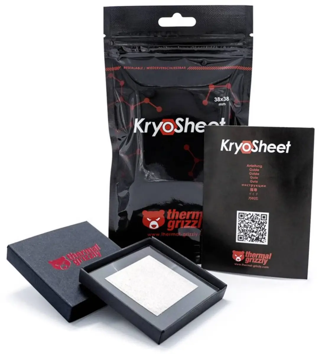 Thermal Grizzly KryoSheet TG-KS-38-38 Warmtegeleidend pad 0.2mm