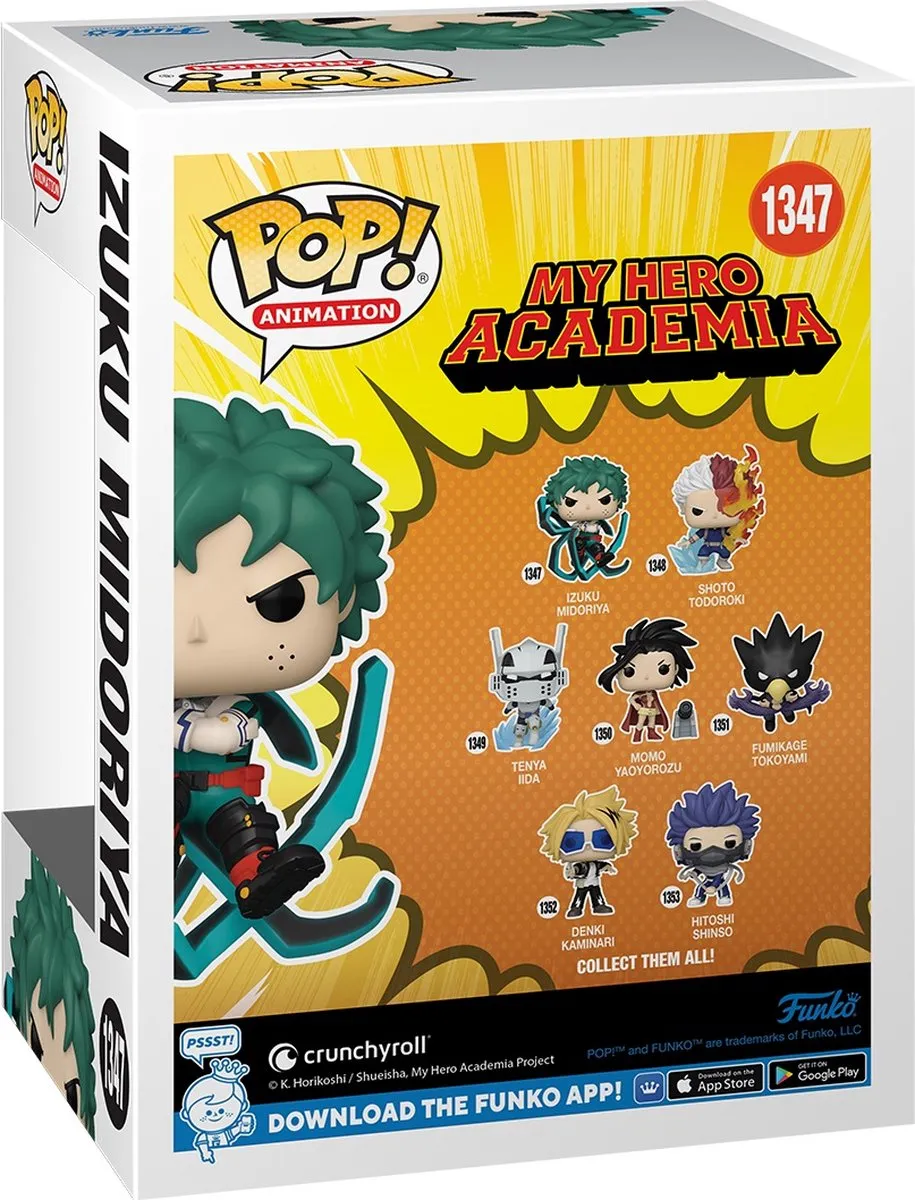 Funko My Hero Academia POP! Deku BKwhip Verzamelfiguur - 9cm - Multicolor