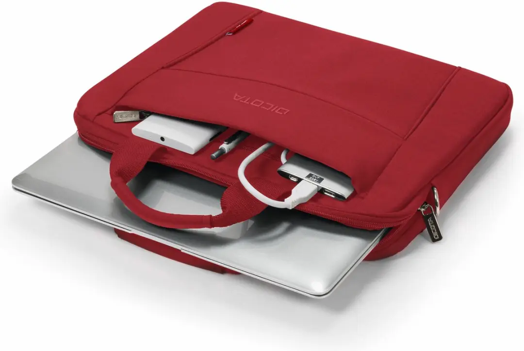 Dicota Eco Slim Case BASE 14" Aktetas - Rood