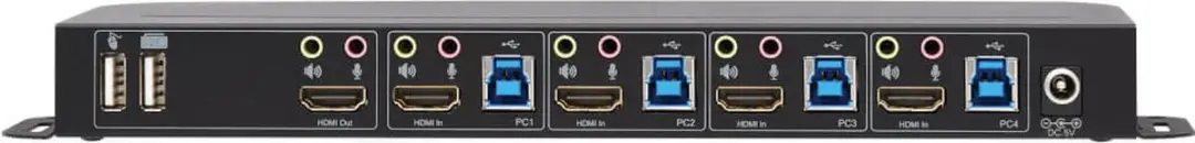 Tripp Lite B005-HUA4 KVM-switch - Zwart