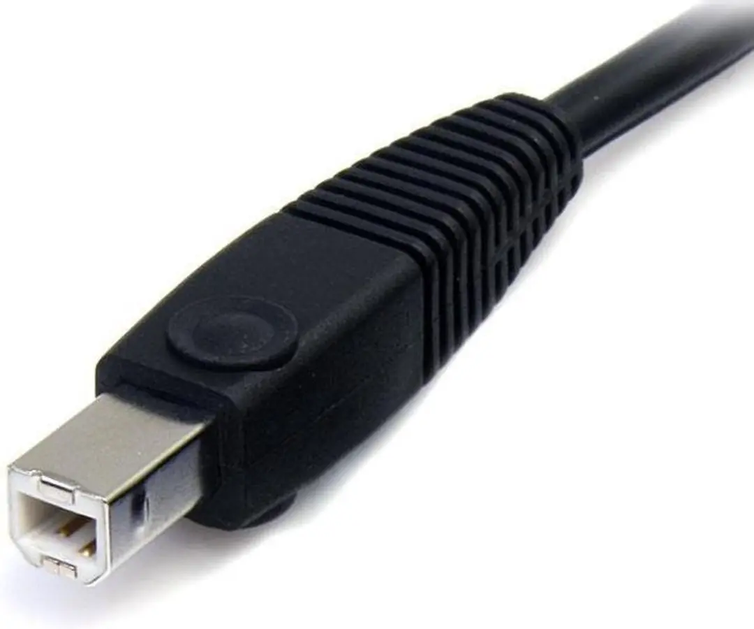 Startech DP4N1USB6 USB DisplayPort KVM-switch Kabel 1,80m - Zwart