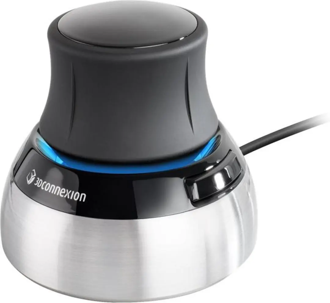 3Dconnexion SpaceMouse Compact 3DX-700059 - Zwart/Zilver