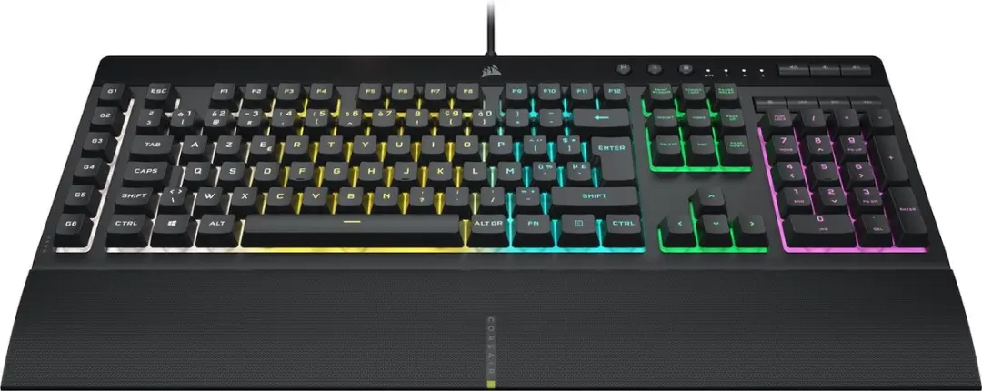 Corsair K55 RGB Pro Gaming Toetsenbord - BE AZERTY - Zwart