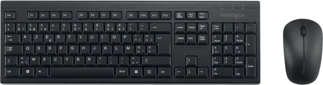 Kensington EQ KM150 Draadloze Desktop Set AZERTY - Zwart