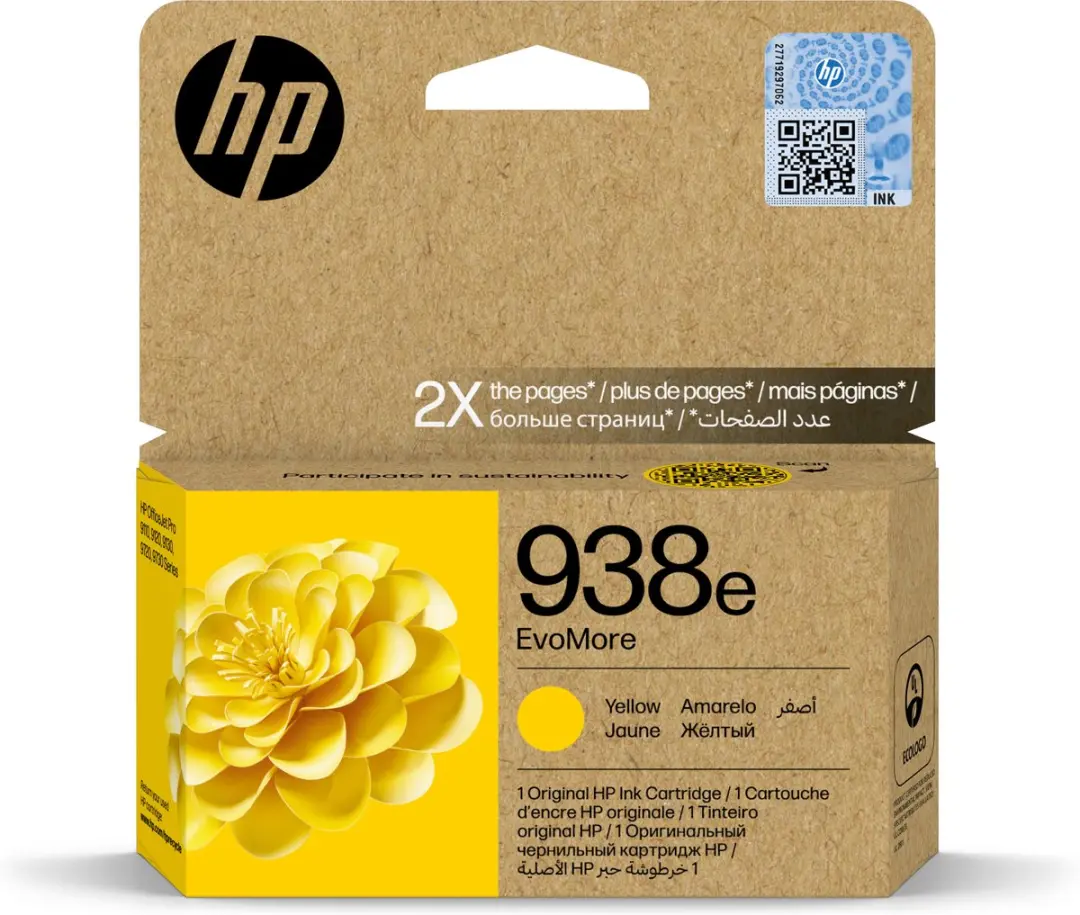 HP 938e EvoMore originele gele inktcartridge