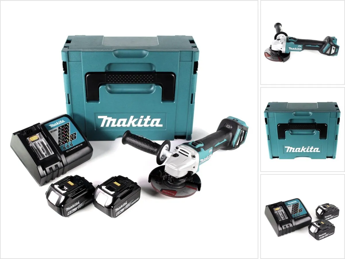 Makita DGA 511 RGJ Haakse Slijper 125mm