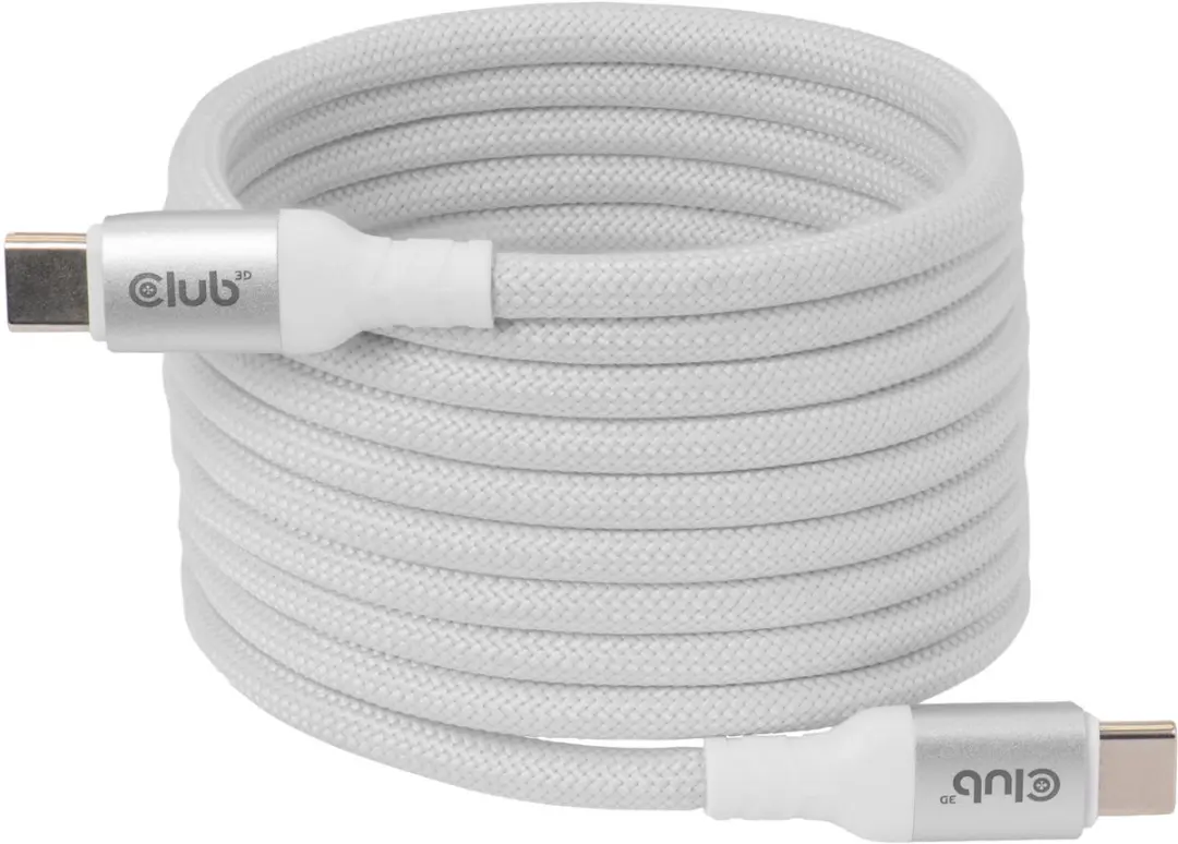 Club 3D CAC-3032 USB-C Kabel 240W Wit