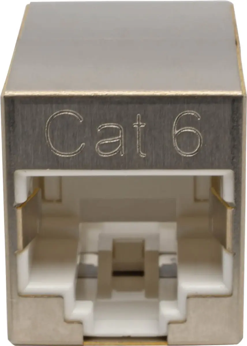 Tripp Lite N234-001-SH Cat6 Kabelkoppeling - Gekoppeld - Zilver