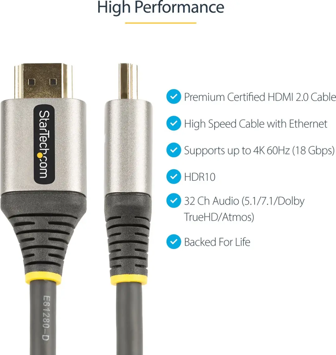 HDMI Cable Startech HDMMV2M